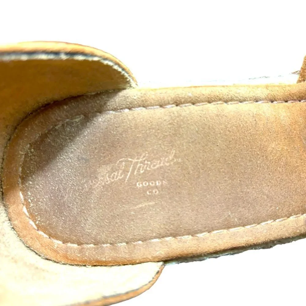 Universal Thread Chestnut Emery Espadrille Sandals Size 8.5
